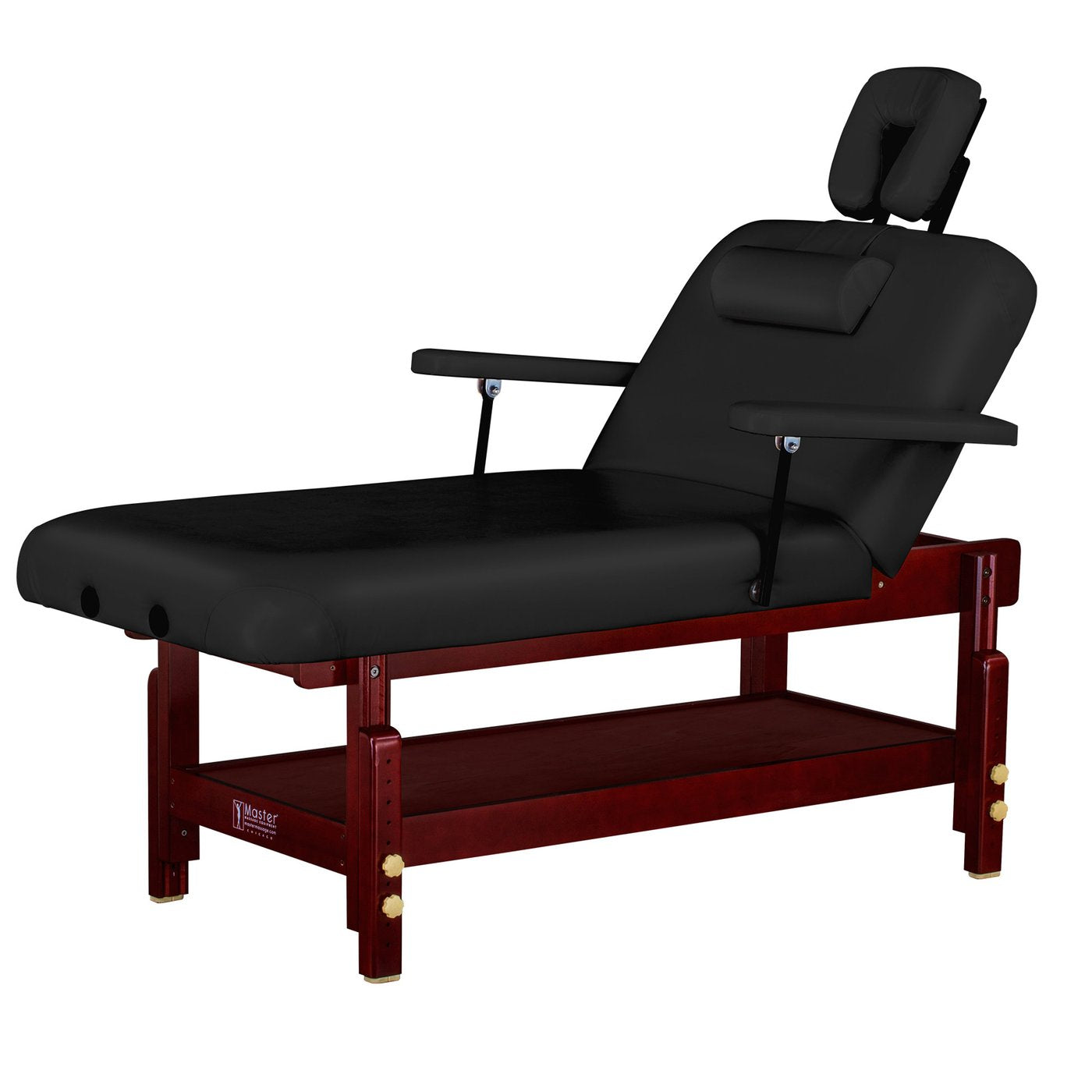 Master Massage 31" Montclair Stationary Massage Table Package with Lift Back Action & Memory Foam